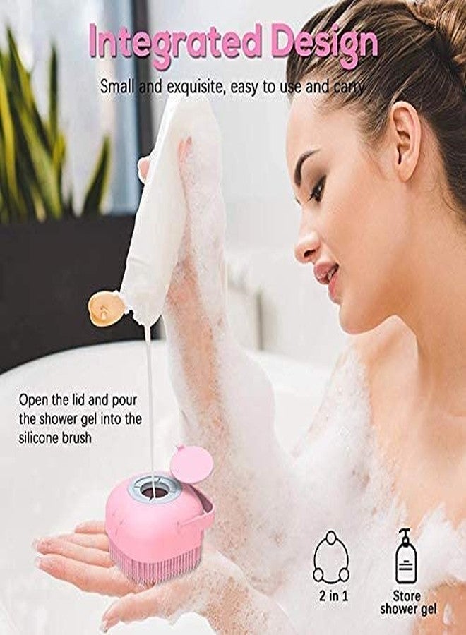 HOTFIX HU Hub[2 Pcs Combo] Silicone Body Scrubber, Double Side Bathing Brush For Skin Deep Cleaning Massage, Dead Skin Removal Belt, Easy To Clean,body Brush For Bathing (Body Brush + Scrubber Belt) - Image 4