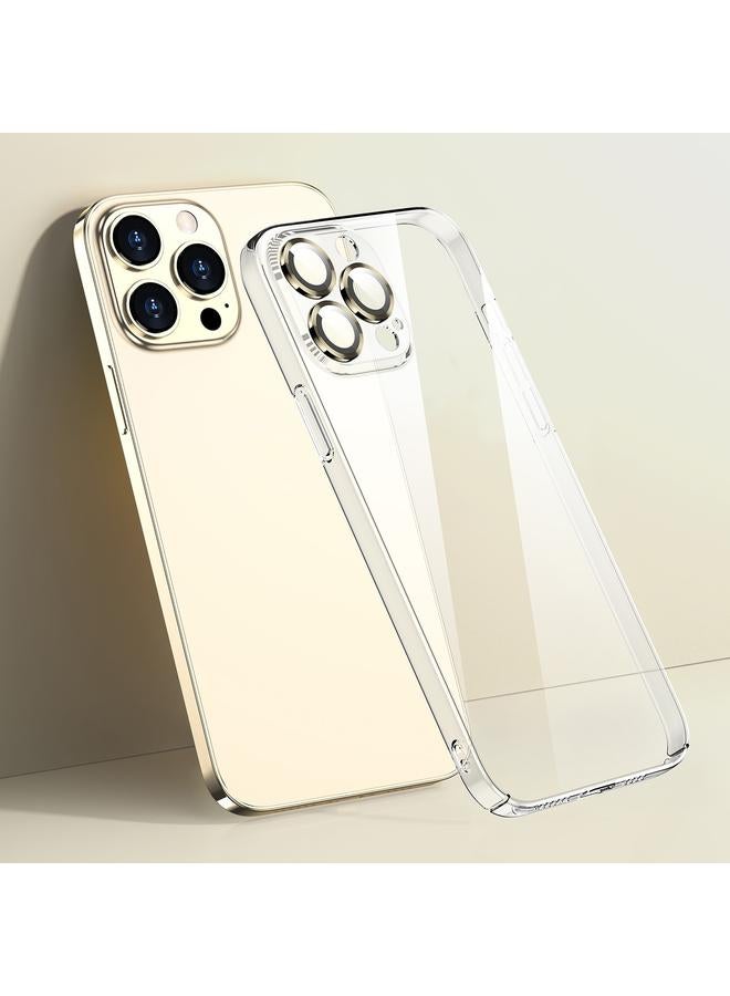 The Bros Case For iPhone 14 Pro Max Glass Lens Film Clear PC Phone Case