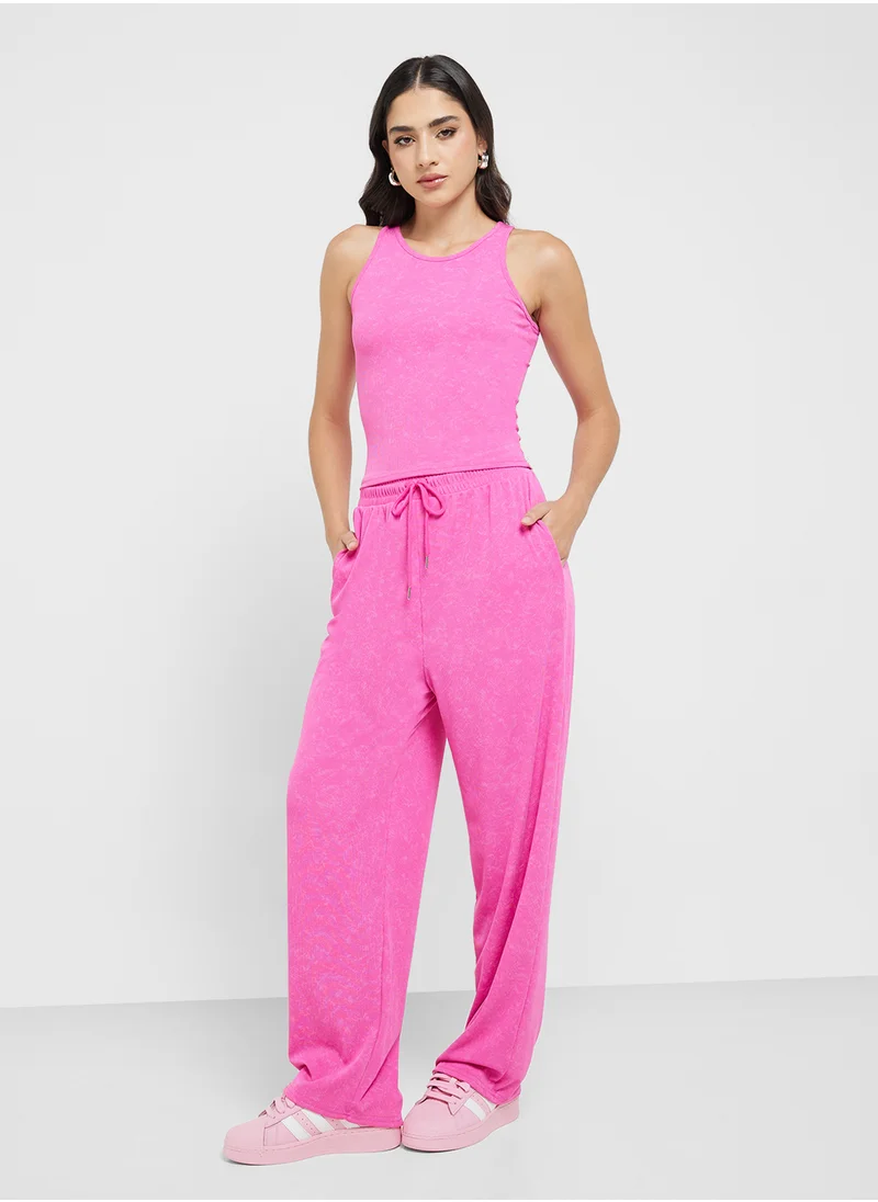 Ginger Knitted Tank Top & Pullon Pant Coord Set