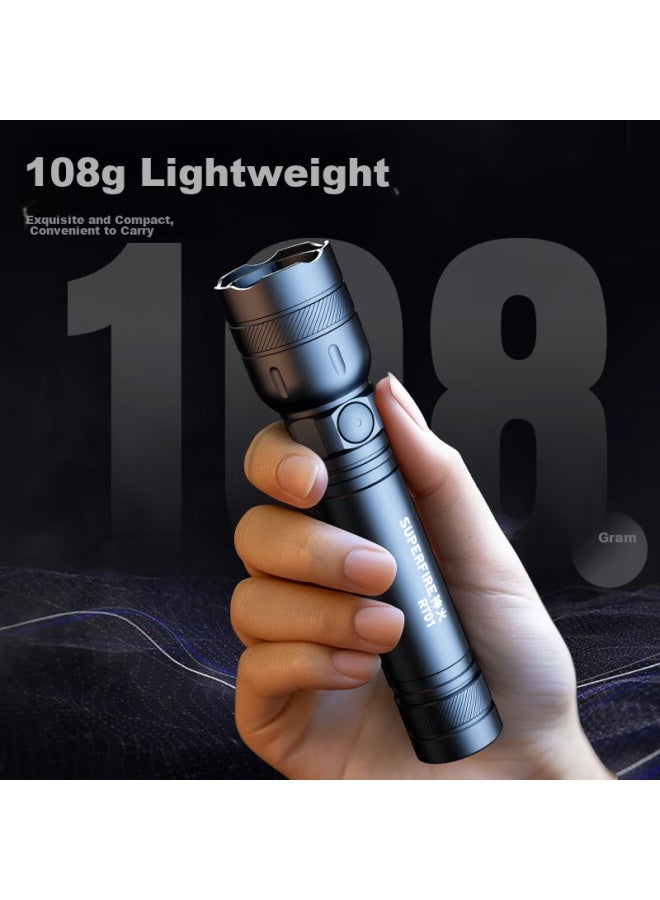 SupFire High-Intensity Flashlight With Long Battery Life, Compact Military-Grade Ultra-Bright Long-Range Emergency Outdoor Home-Use Floodlight For Wilderness Survival - Image 5