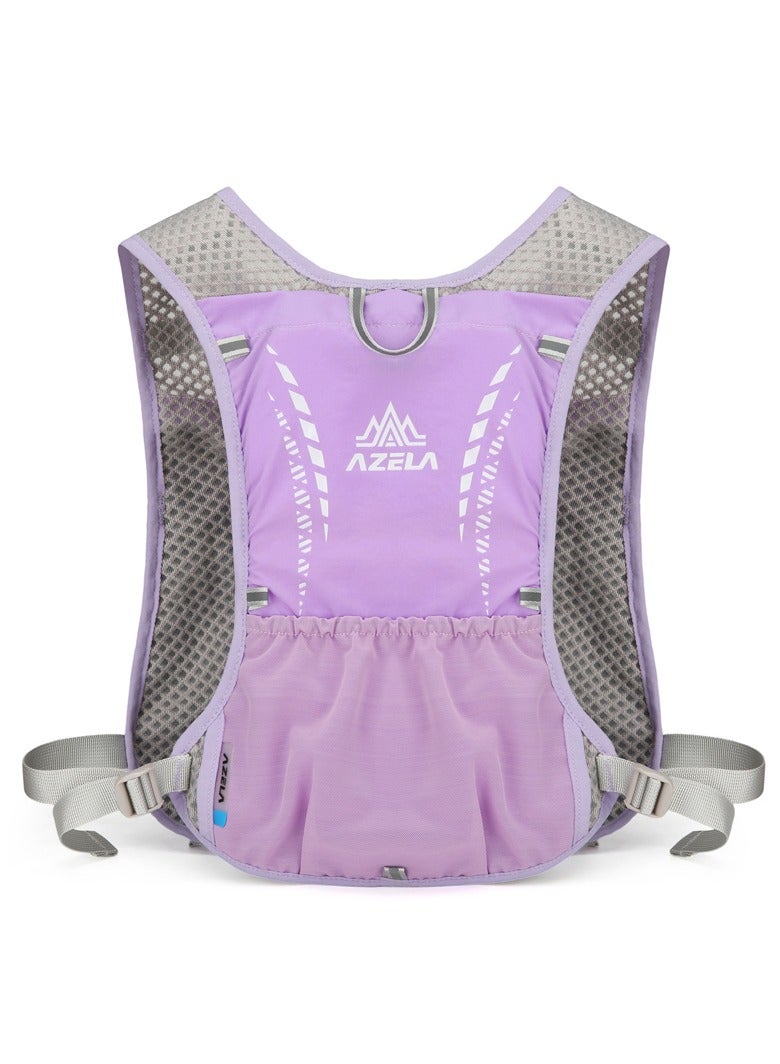 Azela Hydration Backpack with Water Bladder - AZELA Lightweight Waterproof Hiking Bag for Running Cycling Travel, Unisex Sports Pack Black | Hydration Backpack, Hiking Backpack, Waterproof Backpack, Running Backpack, Cycling Backpack, Lightweight Backpack, Travel Backpack, Sports Bag, Hydration Pack, Daypack, Trekking Bag, Outdoor Backpack, Unisex Backpack, Breathable Backpack, Hydration Bladder, Water Bladder 1.5L, Hydration System, Running Waist Bag, Chest Bag, Backpack for Men, Travel Backpack for Men, Hiking Bag for Men, Sports Backpack, Bicycle Backpack, Durable Backpack, Small Backpack, Water Resistant Bag - Image 2