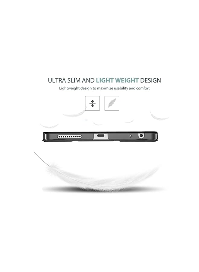 Procases For Lenovo Tab M9 Case 9 Inch 2023 Slim Stand Hard Back Shell Protective Smart Cover Case For Lenovo Tab M9 9 Inch 2023 Release Black - Image 5