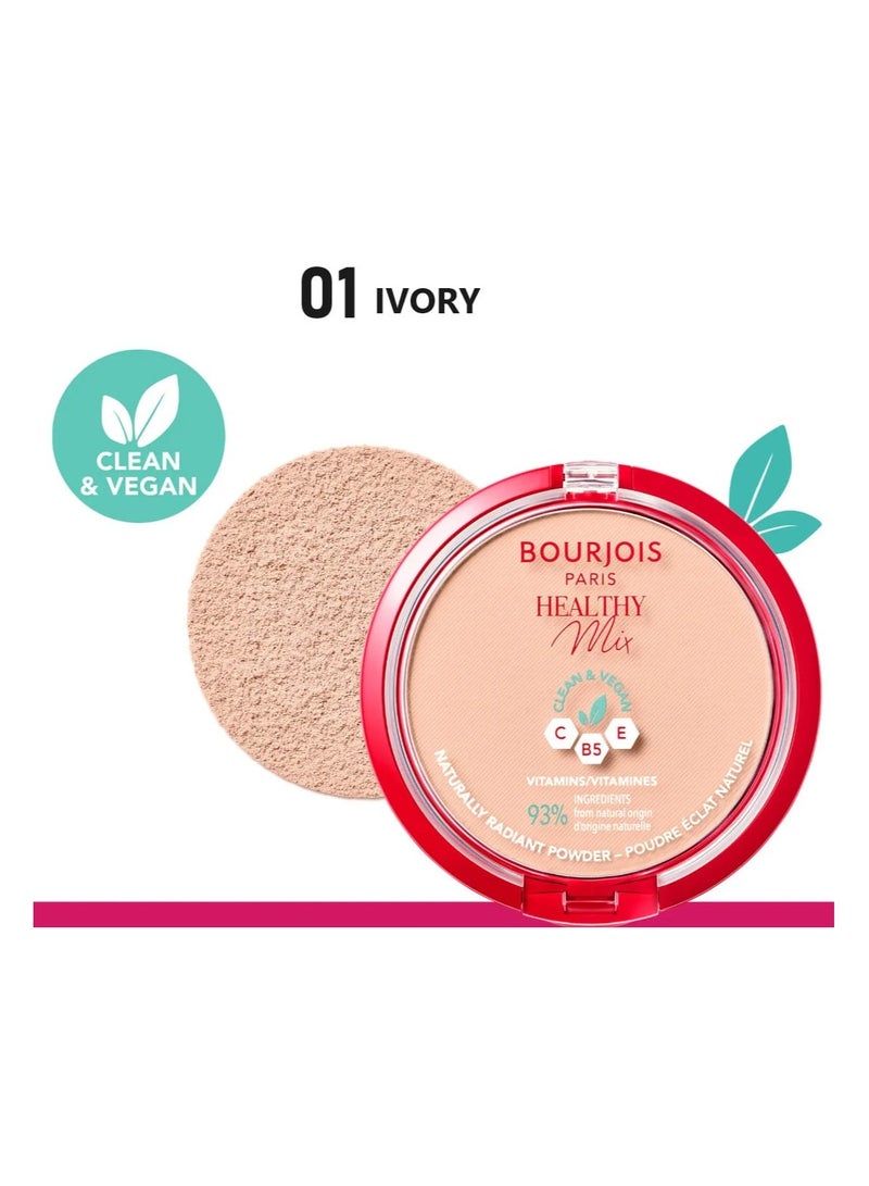 BOURJOIS PARIS Bourjois Healthy Mix Powder - 01 Ivory Ivoire - Image 2