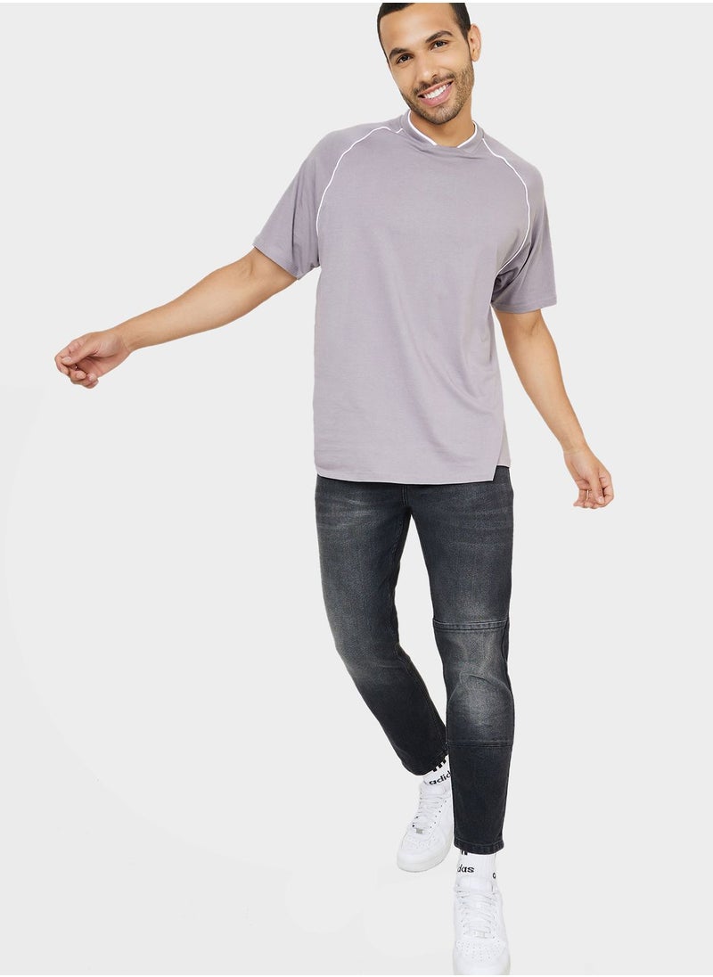 Styli - Light Wash Slim Fit Jeans - Image 1