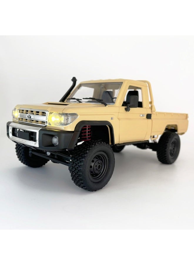 Wheels RC Crawler 1/12 RC Truck 4x4 RC Rock Crawler Toyota LC79 Remote Control Pickup 2.4Ghz All Terrain with 280 Brushed Motor Proportional Throttle Steering RTR Hobby Toy for Adult MN-82 - Image 1