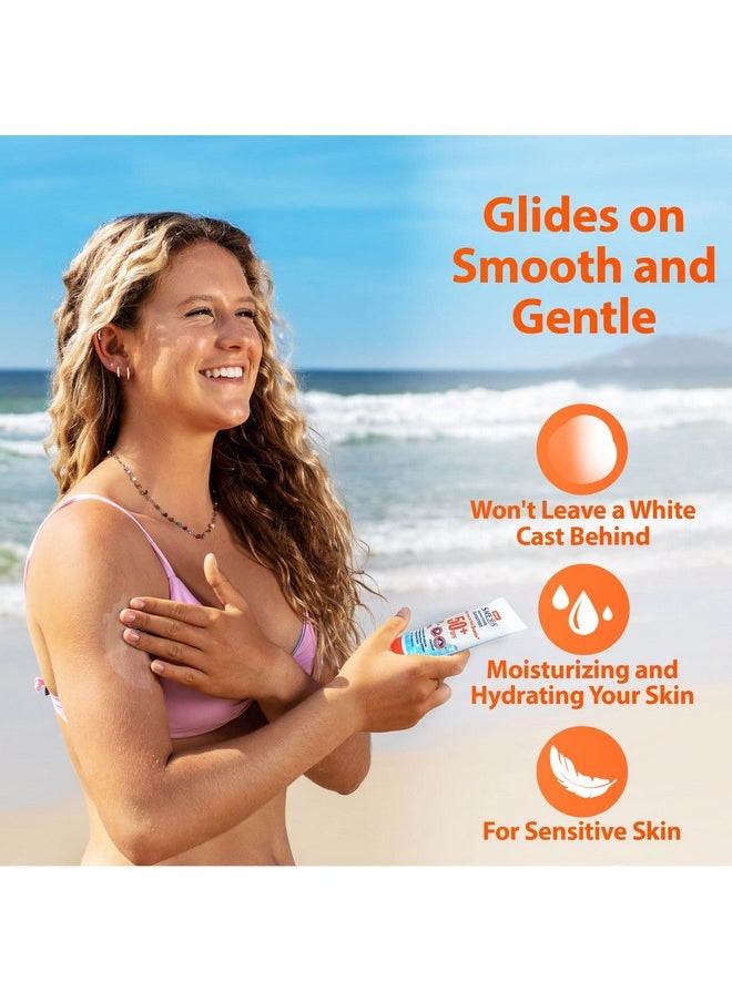 safe sea - Afe Sea Jellyfish Stingblocking Sunscreen For Kids Spf 50+ Lotion 4Oz Waterproof Biodegradable Coral Reefsafe Body And Face Sunscreen Antijellyfish And Sealice Sting Protection. - Image 1