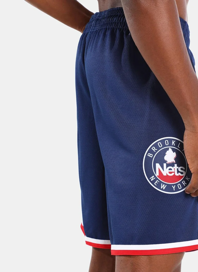 Nike Mens' Brooklyn Nets City Edition Mixtape Swingman Shorts