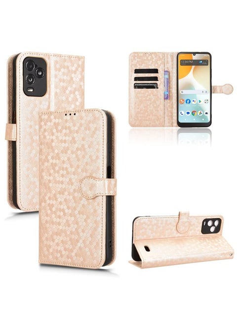 Case For BLU View 5 Pro Honeycomb Dot Texture Leather Phone Case