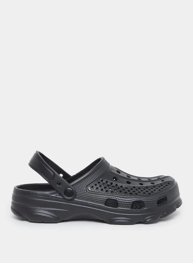 تايك تو Take Two Solid Ankle Strap Clogs