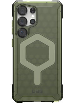 Urban Armor Gear UAG Essential Armor MagSafe for Samsung Galaxy S25 ULTRA Case Cover [15 Feet Drop tested] - Olive Drab  - Image 4