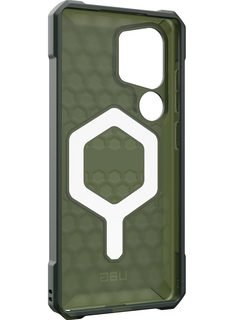 UAG Essential Armor MagSafe for Samsung Galaxy S25 ULTRA Case Cover [15 Feet Drop tested] - Olive Drab