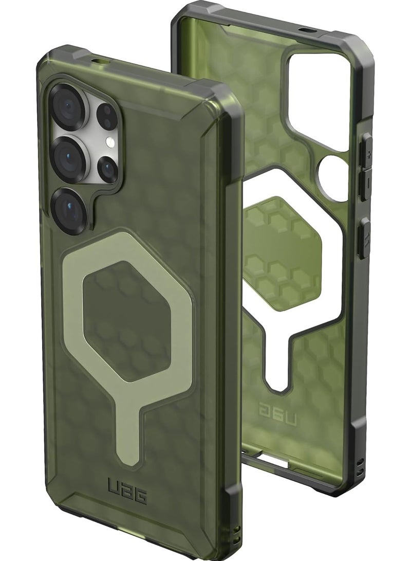 UAG Essential Armor MagSafe for Samsung Galaxy S25 ULTRA Case Cover [15 Feet Drop tested] - Olive Drab