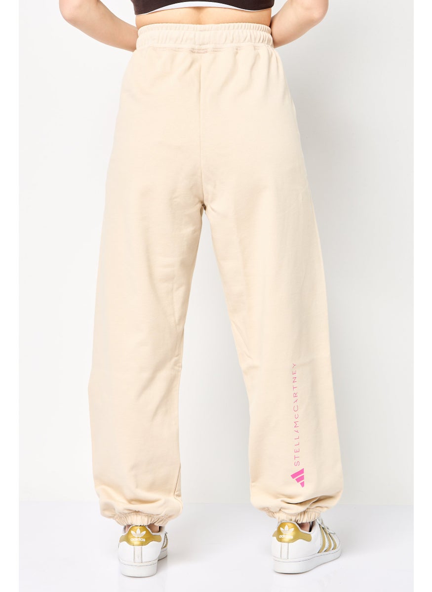 Adidas Adidas by Stella McCartney Women Sportswear Fit Outdoor Sweatpants, Beige  - Image 4
