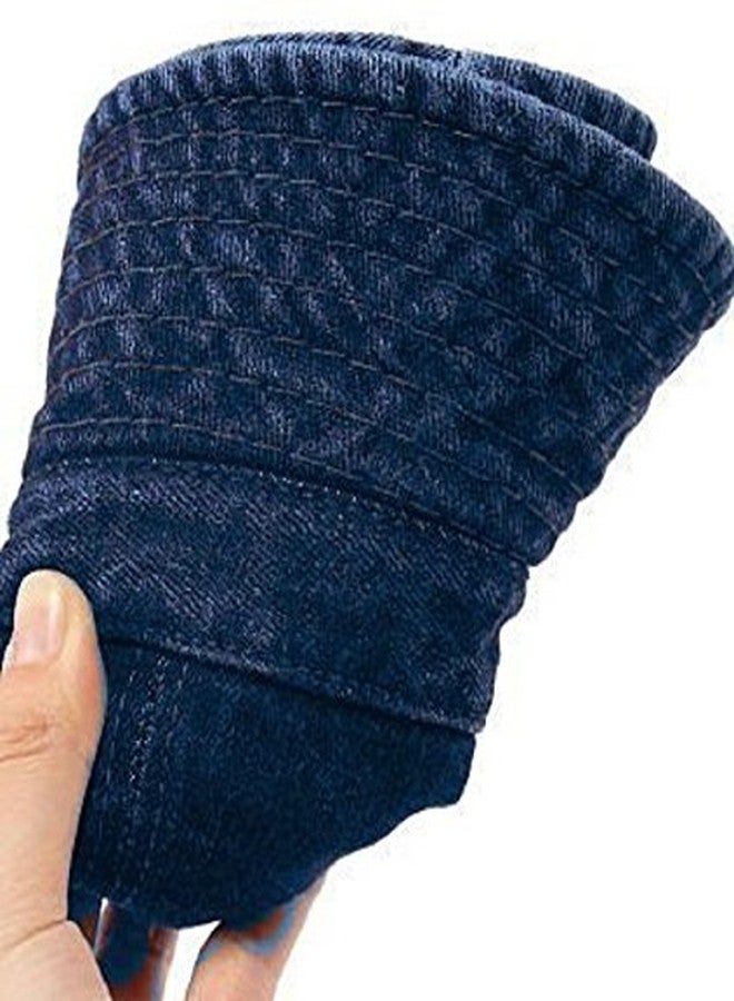 Zacharias Unisex Denim Fishermen Hat Cap (Blue_Free Size) (Pack of 1) - Image 3