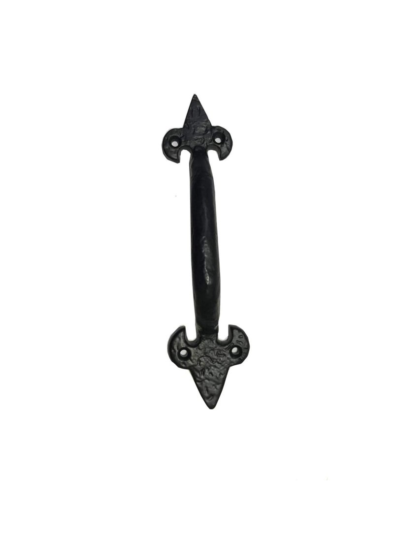 ROBUSTLINE Cast Iron Antique Decorative Drawer Handle Black Color - Image 2