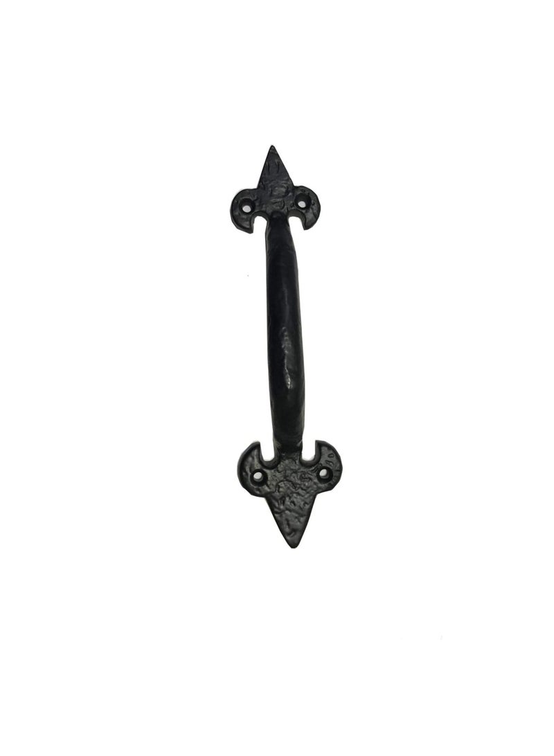 ROBUSTLINE Cast Iron Antique Decorative Drawer Handle Black Color - Image 1
