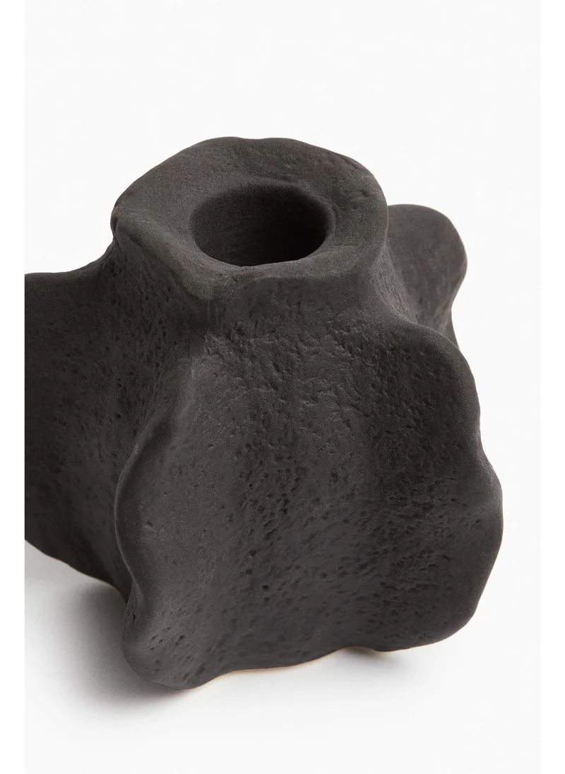 اتش اند ام Small stoneware candlestick