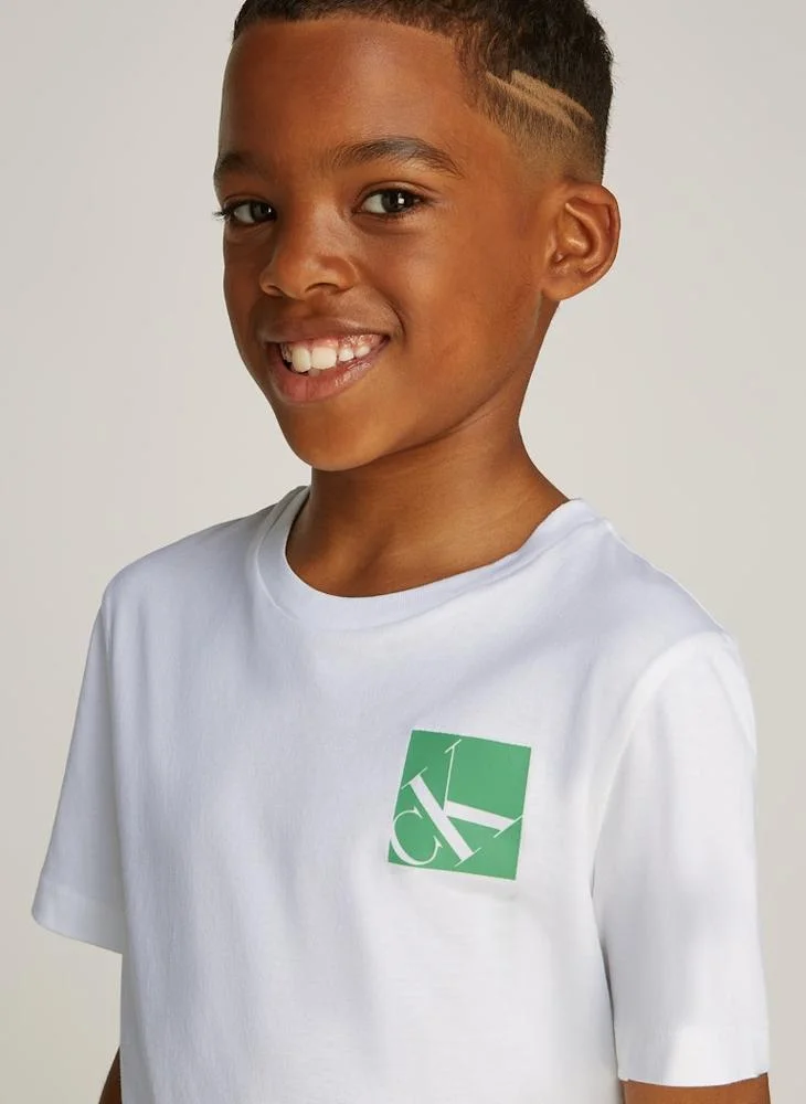 كالفن كلاين جينز Kids Essential Logo T-Shirt