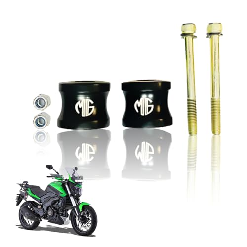 MOTO GENIUS Adjustable Handle Riser for Dominar Motorbike | Enhances Comfort and Control | Height Riser Clamp Compatible with Dominar 250 & 400 (Black) - Image 1