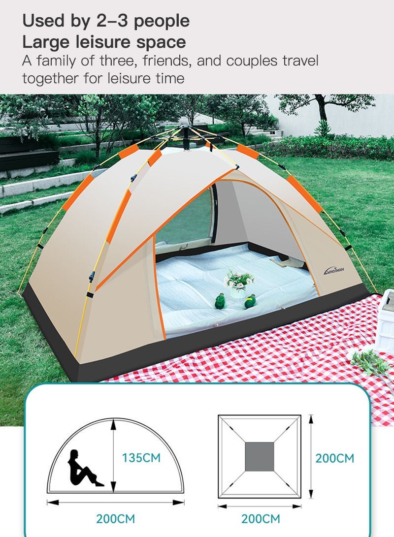 Whotman Premium Outdoor Camping Tent - Waterproof, Windproof, Large Family Tent with Enhanced Ventilation & Insect Protection, Easy Setup - Image 4