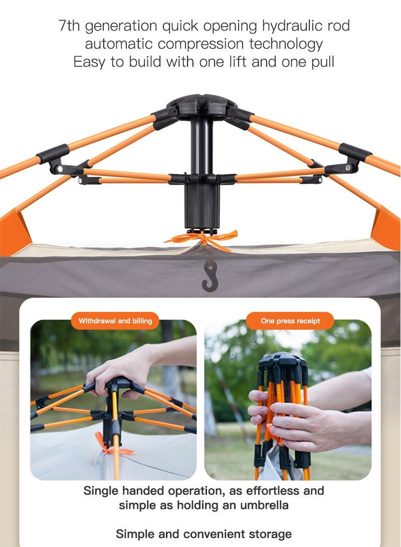 Whotman Premium Outdoor Camping Tent - Waterproof, Windproof, Large Family Tent with Enhanced Ventilation & Insect Protection, Easy Setup - Image 5