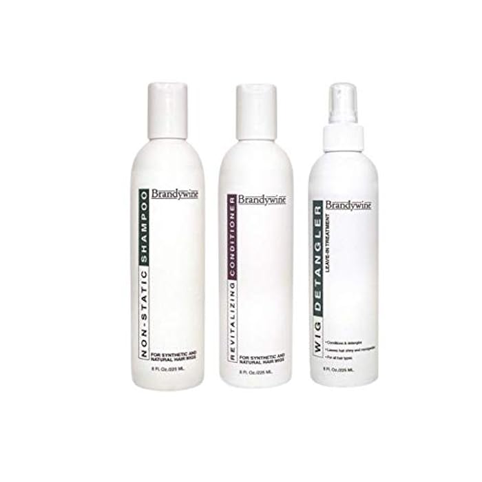Brandywine Shampoo, Conditioner & Detangler Wig Care Kit (8 oz. each) - Image 1