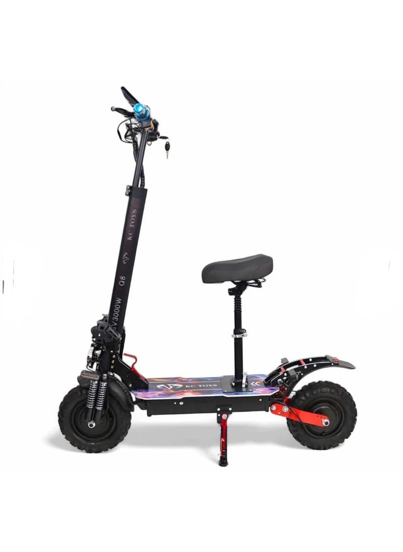2025 M8 48V 3000W Twin Turbo Electric Scooter for Adults