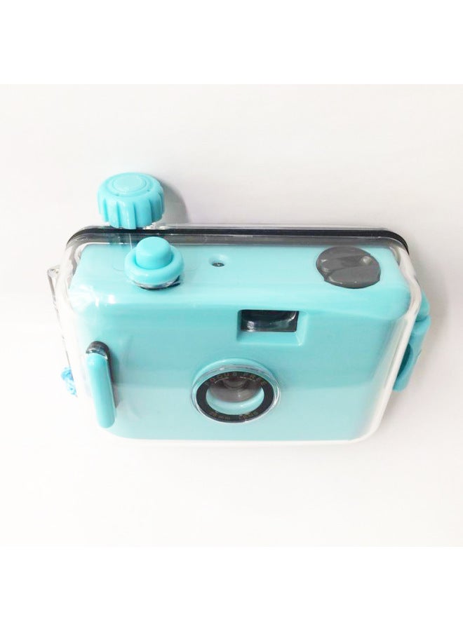 Source Manufacturer 135 Retro Film Film Fool Underwater Waterproof Diving Non-polaroid Camera Customization *made In Stock-Color:Cyan Black Shell  - Image 4