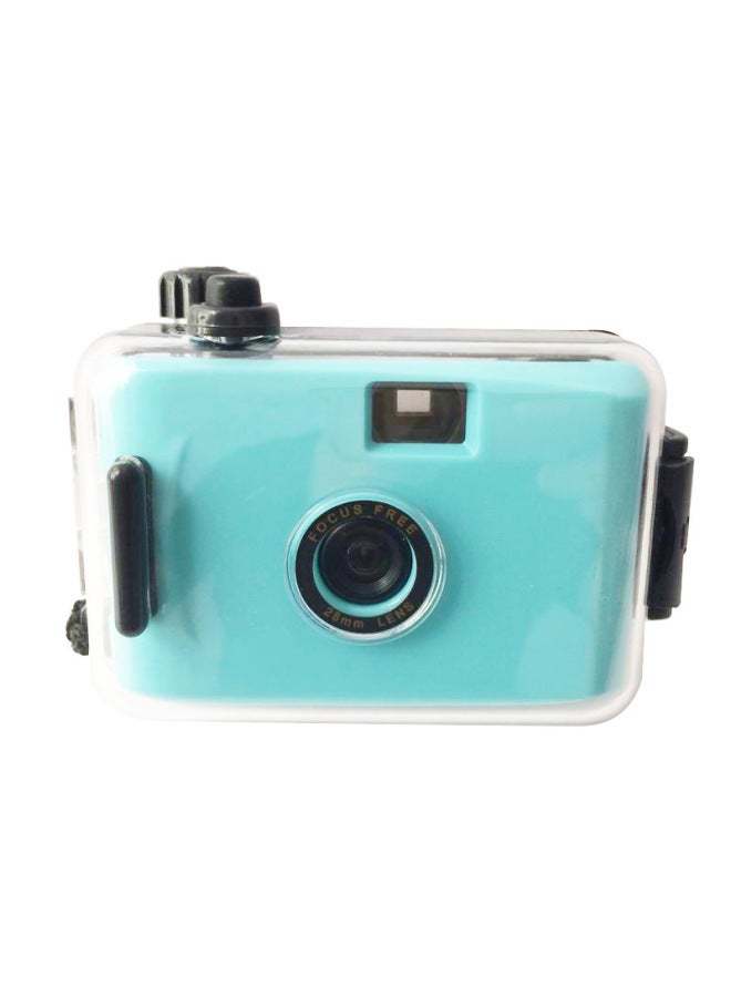 Source Manufacturer 135 Retro Film Film Fool Underwater Waterproof Diving Non-polaroid Camera Customization *made In Stock-Color:Cyan Black Shell  - Image 1