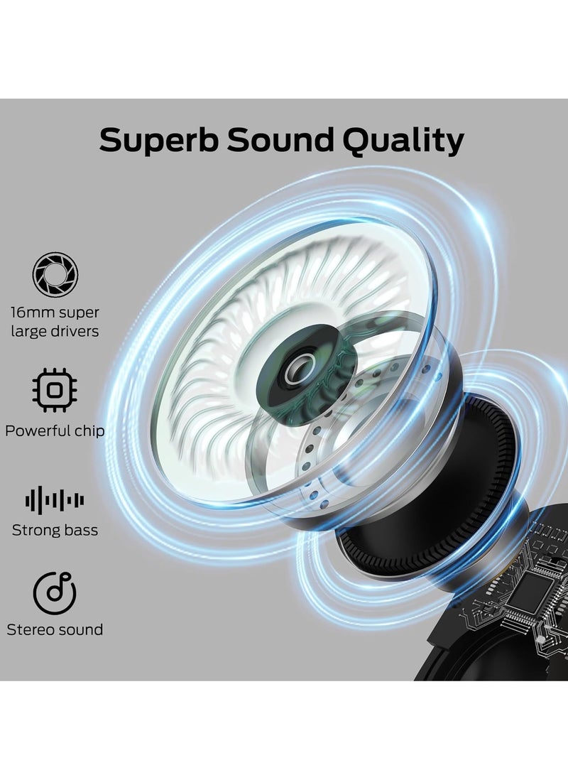 Monster Open Free AC100 Open Ear Headphones, Bluetooth 5.3 Wireless Headphones with Earhooks, Immersive Stereo Sound by Dual Large Driver, Clear Talk, 30H Playtime,Waterproof Sport Earbuds for Running  - Image 2