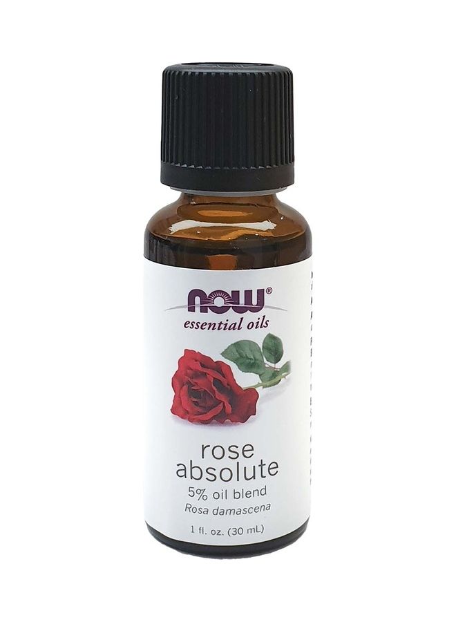 Now Foods Now Essential Oils, Rose Absolute Oil 5% Blend 1 Fl. Oz - Image 1