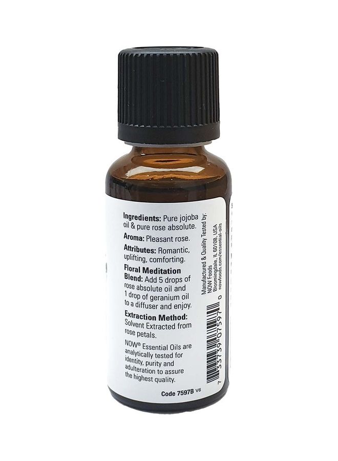 Now Foods Now Essential Oils, Rose Absolute Oil 5% Blend 1 Fl. Oz - Image 2
