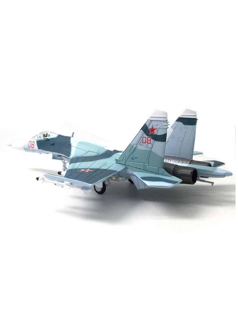 1/100 Su-27 Fighter Jet Plane Model Aircraft Model Military Airplane Model Diecast Plane Model for Collection or Birthday Gifts - Image 3