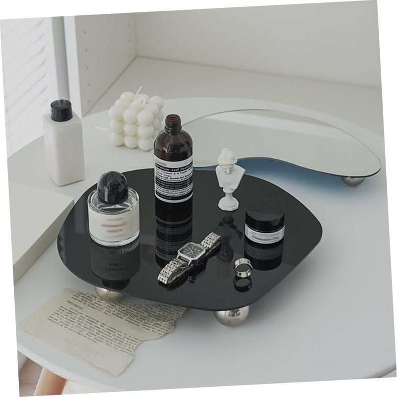 Acrylic Vanity Tray For Perfume Display Aromatherapy Ornaments Reflective Photography Prop - Image 4