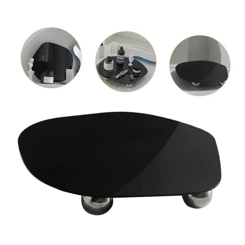 Acrylic Vanity Tray For Perfume Display Aromatherapy Ornaments Reflective Photography Prop - Image 5