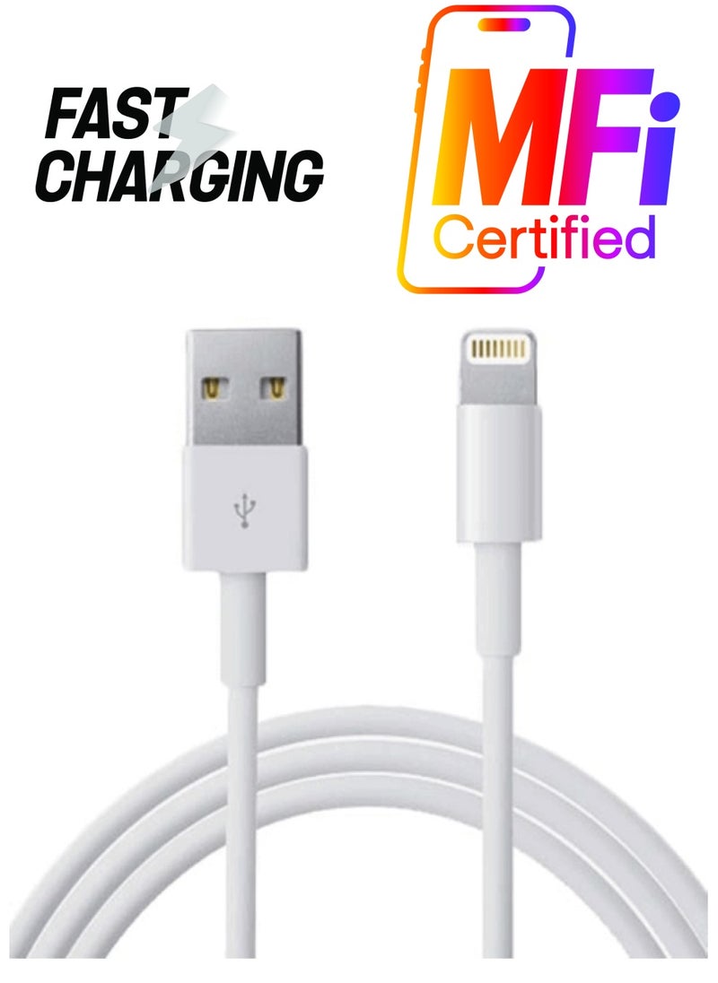 Yuwell - USB To Lightning Cable Data Sync And Charging Cable For Apple iPhone 1 Meter - Image 1