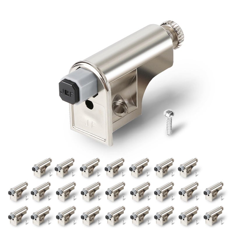 Fengind 25 Pcs Soft Close Damper for Cabinet Doors/Wardrobe Doors,Adjustable Hydraulic Buffer,Noise Reduction & Smooth Closure,Universal Fit for Kitchen, Bathroom & Furnitureï¼ˆIncludes Matching Screwsï¼‰ - Image 1