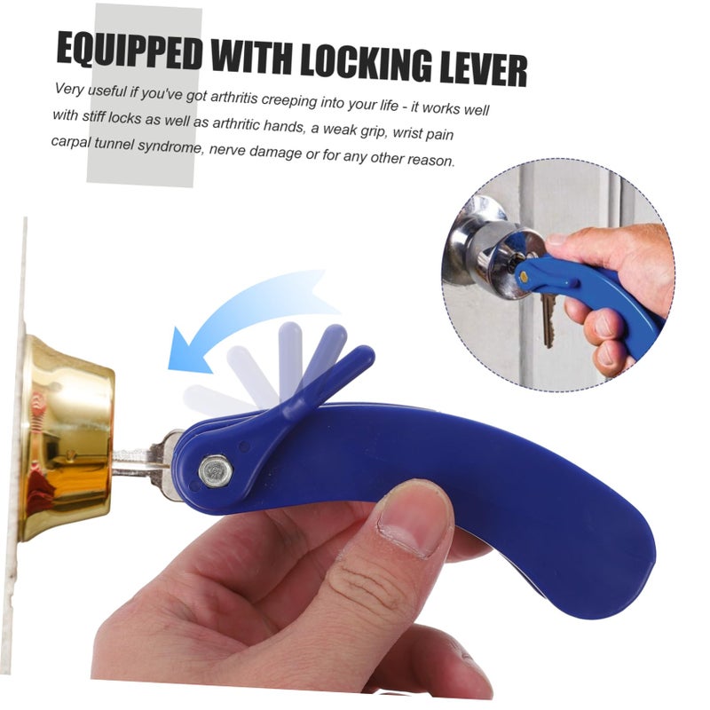 Lightweight Key Turner Assistive Tool For Elderly With Curved Handles - Image 4