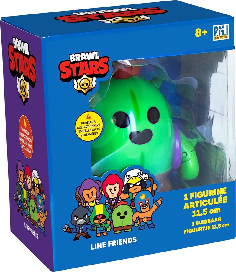 Lansay Brawl Stars – 1 Articulated Figure 11.5 cm – Spike – Video Game Characters – Ages 8 and Above - Image 1