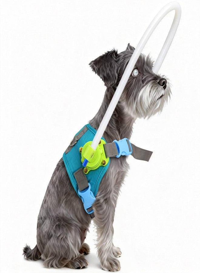 LetPetRun Blind Dog Halo Harness, Adjustable Protective Safety Ring,Navigation Aid for Visually Impaired Pets (XS for 15-19In) - Image 1