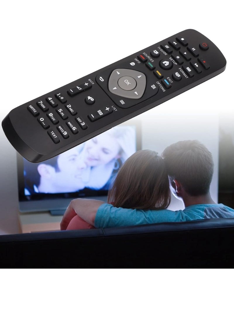 ELTRAZONE - TV Remote Control for Philips - Replacement Remote Control for MB17562 Model, Easy to Use, High Compatibility with All Philips TVs, Perfect Solution for Lost or Damaged Remotes with Battery Included - Image 1