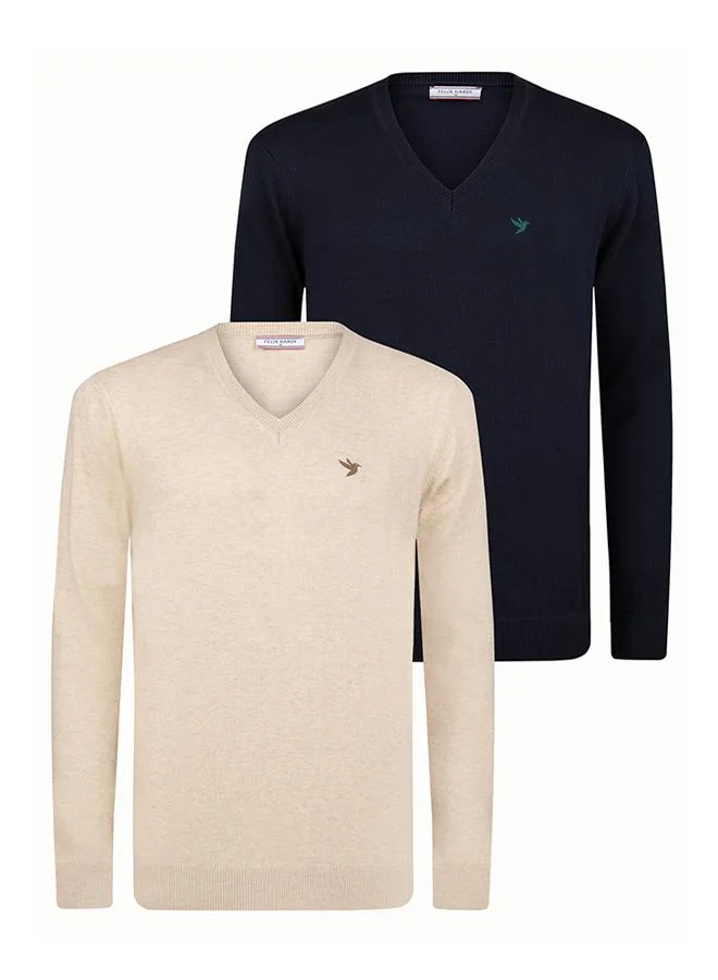 FELIX HARDY V-Neck Sweater Pack of 2