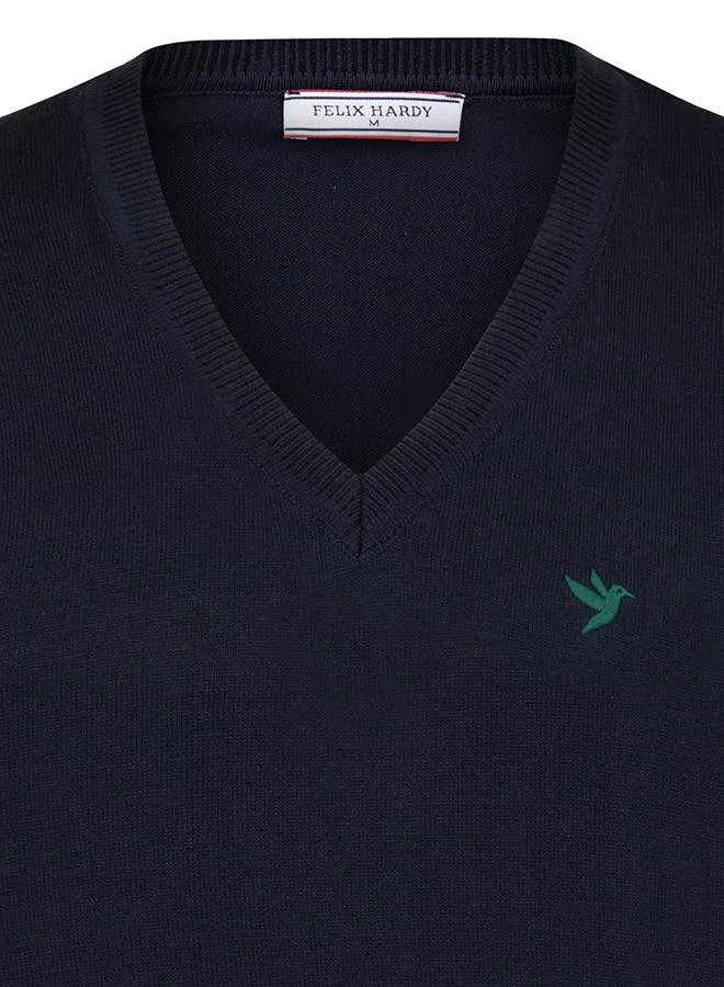 FELIX HARDY Beige-Navy V-Neck Sweater Pack of 2 for Men | Best Price UAE