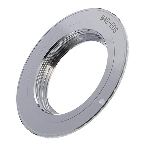 FocusFoto 9th Gen AF Confirm Adapter for M42 Screw Mount Lens to Canon EOS EF EF-S Mount Camera 80D 77D 70D 60D 5D Mark II III 5D2 5D3 7D 6D 3000D 1500D 1300D 1200D 800D 760D 750D 700D 650D 100D - Image 3
