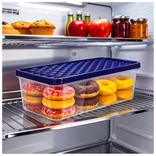 Eightiz Tight Plastic Food Fridge Storage Containers Set for Kitchen | Pantry Organizers Accessories Items,Storage Boxes Dishwasher,Freezer Safe Durable, and Space-Saving (1200 ML, Pack of 8) - Image 4