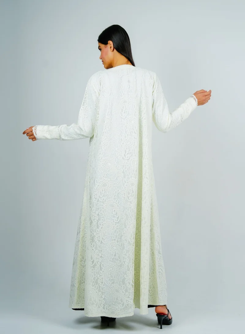 Rosette Abaya Stylish Dantil abaya