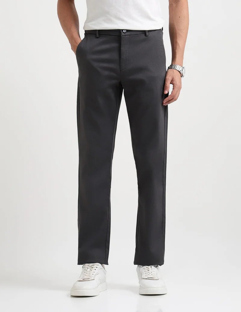 Arrow All Over Printed Satin Trousers