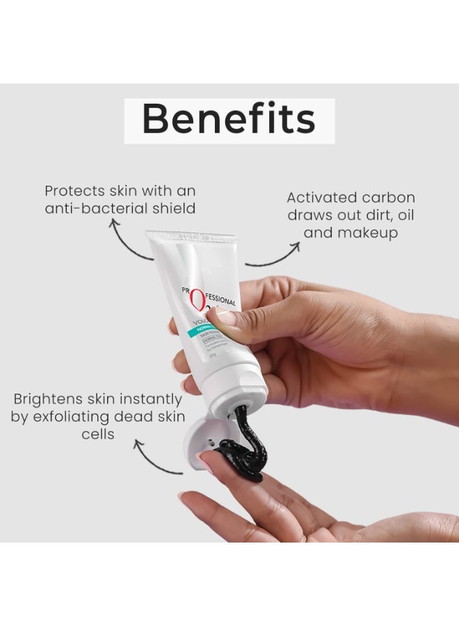 O3+ Volcano Scrub For Exfoliation, Deep Cleansing, Blackhead Removal And Pore Minimization (50G) - Image 3
