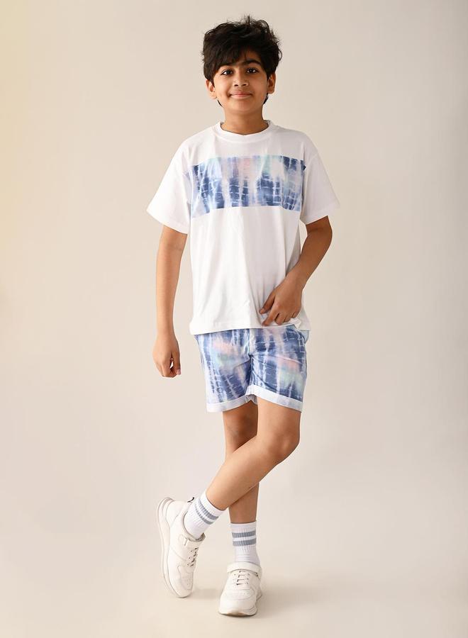 LILPICKS Funky Printed T-shirt with Shorts Set - Image 4