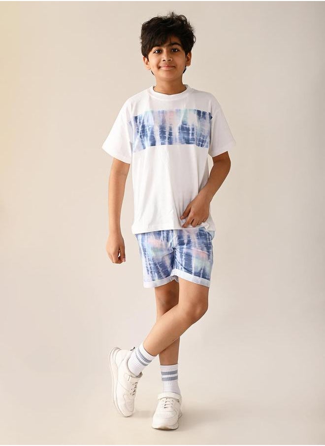 LILPICKS - Funky Printed T-shirt with Shorts Set - Image 1